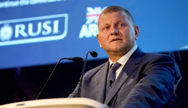 Бившият главнокомандващ на въоръжените сили на Украйна Валерий Залужни говори публично за първи път след назначаването си за посланик във Великобритания