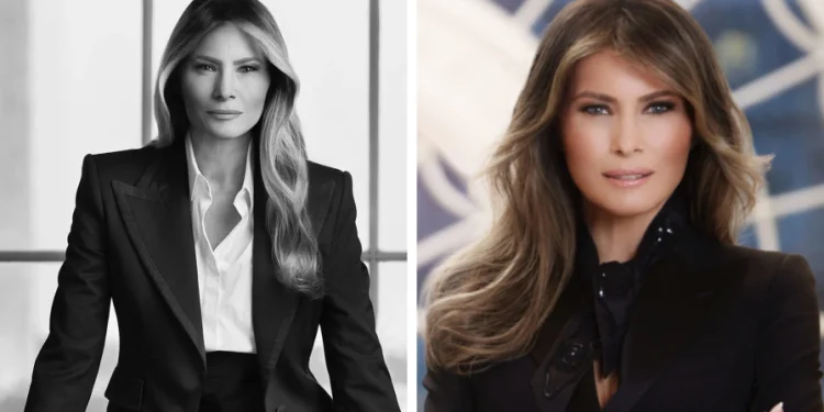 Какво казва новият официален портрет на Мелания Тръмп