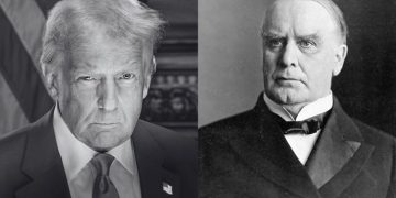 Доналд Тръмп избра американския президент Уилям Маккинли за свой кумир. Той въвежда търговски мита и провежда „прекрасна малка война“ за колонии