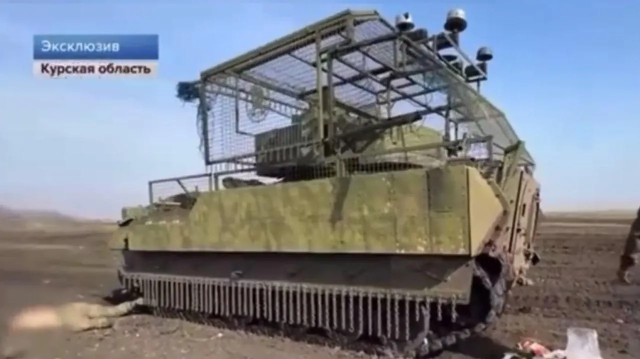A captured M-2 Bradley in Kursk.Russian state media