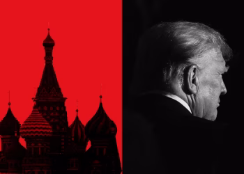 Photo-illustration by The Atlantic. Sources: Alexander Nemenov / Getty; Michael M. Santiago / Getty.