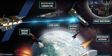 ЦАРСКИ ВОЙНИ: Космическите кораби на Путин преследват британски сателити и се опитват да ги заглушат, казва британското космическо командване