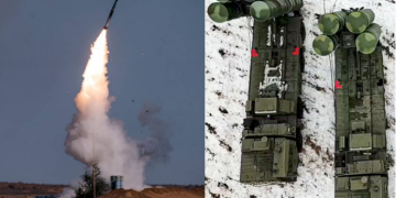 Изстрелвания на ракети от системата за противовъздушна отбрана С-400