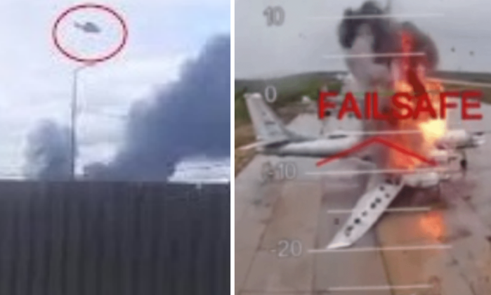 Изстрелване на дрон и удар по Ту-95 в рамките на операция „Паяжина“ на 1 юни 2025 г.