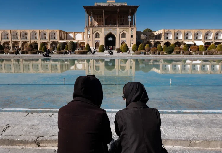 Дворецът Али Капу през 2025 г. Мортеза Никоубазъл / NurPhoto / Getty Images