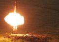 Изстрелване на противокорабна крилата ракета П-800 от руската система „Бастион“