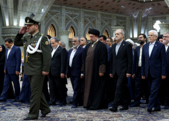 Иранският президент Масуд Пезешкиан Снимка от Iranian Presidentship/Anadolu чрез Getty Images