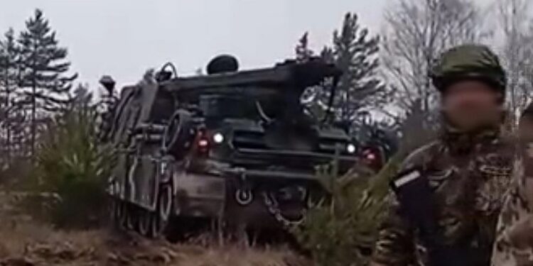 Бронирано ремонтно-евакуационно превозно средство M88A2 Hercules в украинската армия, януари 2023 г.