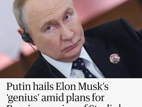 Путин се възхищава на „гениалността“ на Илон Мъск на фона на планове за руска версия на Starlink